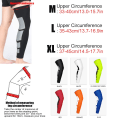 Pikkukuva 7 / 10: 1kpl Compression Leg Sleeve Urheiluhihat MUSTA XL XL Black XL-XL