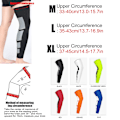 Pikkukuva 7 / 10: 1kpl Compression Leg Sleeve Urheiluhihat PUNAINEN L L Red L-L