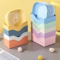 Miniatyrbillede 5 af 10: 10 STK Multifunktionelt fad Frugttallerken Snackfad