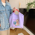 Pikkukuva 5 / 10: Kangaskassi Shopper Kukkaro HARMAA Gray