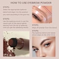 Miniatyrbild 6 av 10: One Step Brow Stamp Shaping Kit Light Brown