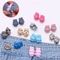 Miniatyrbillede 4 af 10: 2stk buksetaljestrammer taljeknap HAZE BLUE-2STK HAZE Haze Blue-2pcs