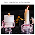 Miniatyrbild 5 av 10: Ljushållare Ljusstake ROSA 1 SET 1 SET pink 1 set-1 set