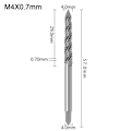 Miniatyrbilde 1 av 10: Tappbor Skaft Tappborkroner M4X0.7SPIRAL SPIRAL M4X0.7spiral