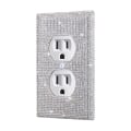 Miniatyrbillede 1 af 10: US Standard Switch Panel Sticker Rhinestones Socket Frame 04 04 04