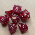 Miniatyrbild 8 av 10: 7 st/ set DND-tärningar polyedriska tärningar 06 06 06