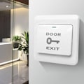 Miniatyrbild 2 av 10: Dörrutgångsknapp Omkopplare Åtkomstkontrollomkopplare WHITE2 White2