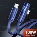 Miniatyrbilde 7 av 10: USB Type C-kabel Hurtigladekabel A-C BLÅ A-C BLÅ A-C Blue