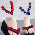 Miniatyrbillede 9 af 10: Crystal Sandal Chain Bikini Connectors 2 2