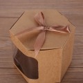 Miniatyrbild 5 av 10: Godiskakakar Förpackningar Papperspåsar BRUNT 7X7X7CM Brown 7x7x7cm