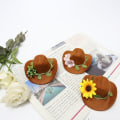 Miniatyrbillede 5 af 6: 2 stk vinflaskehatte Cowboyhat A A A