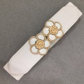 Miniatyrbilde 10 av 10: Blomsterbelter Bredt belte BEIGE Beige
