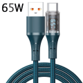 Miniatyrbilde 10 av 10: Ladekabel Datakabel GRØNN USB TIL TYPE C USB TIL TYPE C Green USB to Type C-USB to Type C