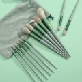 Miniatyrbilde 8 av 10: 13 stk Makeup Brush Set Make Up Tools BLÅ blue