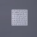Pikkukuva 1 / 10: 20 kpl Graffiti Hollow Template Explosion Box Theme ALFANUMERIC Alphanumeric