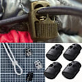 Pikkukuva 3 / 9: 4 kpl Tactical Cord Lock Toggle Stopper GRAY Grey