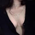 Pikkukuva 4 / 8: Body Chain jäljitelmä helmiriipus SILVER 2 2 Silver 2-2