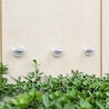 Miniatyrbillede 7 af 10: 2STK LED Solar Light Udvendig Væglampe SORT HVID LYS Black White light-White light