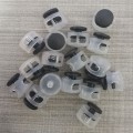 Miniatyrbillede 1 af 10: 50 stk. Snorrebøjle Reb Klemme SORT 50 STK 50 STK Black 50Pcs-50Pcs