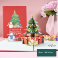 Miniatyrbilde 5 av 10: 3D julekort Pop UP-kort C C C