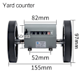 Miniatyrbillede 3 af 10: Mekanisk Meter Meter Counter GARDEN COUNTER YARD COUNTER Yard counter
