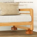 Miniatyrbillede 7 af 10: Sengemøbler Risers Anti Vibration Pads BRUN BREDDE 1-50MM Brown Width 1-50mm-Width 1-50mm