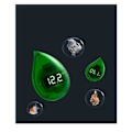 Pikkukuva 5 / 8: Lämpömittari Läpinäkyvä Transparent