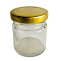 Miniatyrbillede 1 af 10: 2stk syltetøjsglas lufttætte konserves GULD 25ML2STK 2STK Gold 25ml2Pcs-2Pcs