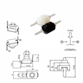 Pikkukuva 5 / 10: Push Button Switch Taskulamppukytkin VALKOINEN white