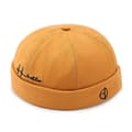 Bomuld Docker Cap Beanie Hatte GUL YELLOW