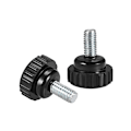 Pikkukuva 3 / 9: 10 kpl uurretut peukaloruuvit kiristysnupit uros M6 x 10 mm metriset