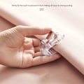 Miniatyrbillede 10 af 10: 4/6 stk Anti-skrid Sengelagen Tæppe Dynebetræk TRANSPARENT 6 STK Transparent 6pcs