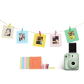 Miniatyrbillede 4 af 10: PU taske Instant Camera HVID White