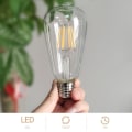 Miniatyrbild 5 av 10: LED glödlampa Vintage Bulb 4WWARM GUL 2200K VARM GUL 4WWarm Yellow 2200K