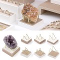 Miniatyrbilde 4 av 10: Krystallkulebase glasskuleholder WHITE M White M