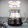 Miniatyrbillede 4 af 9: Håndbrygget Kaffekande Glas Kaffekande 360ML 360ml