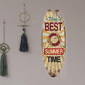 Miniatyrbillede 5 af 10: Beach Style-skilt hængende træskilt 3 3 3