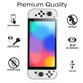 Miniatyrbild 2 av 10: 2ST Skärmskydd härdat glas FÖR SWITCH OLED FÖR SWITCH For Switch Oled