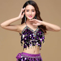 Miniatyrbillede 8 af 10: Mavedans BH Performance Top SORT Black