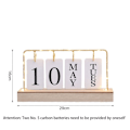 Miniatyrbild 3 av 7: Iron Calendar Bord Mesh Hole Calendar Skrivbordskalender