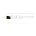 Miniatyrbillede 2 af 10: 20 Stk Gap Cleaning Brush Anti Clogging Lille børste HVID SORT White Black Hair