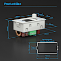 Miniatyrbillede 2 af 10: Buck converter Reguleret strømforsyning RK6006 RK6006 RK6006