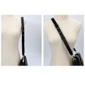Miniatyrbillede 8 af 10: Håndtaskerem i ægte læder Skulder Crossbody-rem SORT black