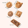 Miniatyrbild 2 av 10: Handstring Armband Display Stand Wood Beads Armbandshållare 3 3 3