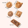 Miniatyrbilde 2 av 10: Håndsnøre Armbånd Display Stand Wood Beads Armbåndsholder 3 3 3