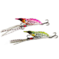 Miniatyrbillede 3 af 10: 2 Stk Rejelokker Minnow Fiskelokke BLÅ 11G blue 11g