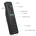 Miniatyrbillede 3 af 10: Til Nintendo Wii/Wii U Joystick Wireless Remote Gamepad SORT black