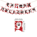 Miniatyrbillede 2 af 10: Halloween Banner Bagtæppe Dekor Pendant A A A