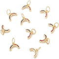 Pikkukuva 4 / 5: 20kpl Rainbow Crystal Charm Riipukset Dangle Decorations Half
