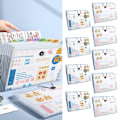 Miniatyrbillede 8 af 10: A4-filmappe Testpapiropbevaringsmappe 5 POCKETS-01 5 5 Pockets-01